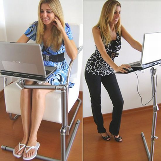 Illustration for article titled Nottable Laptop Stand Can Do It In Any Position